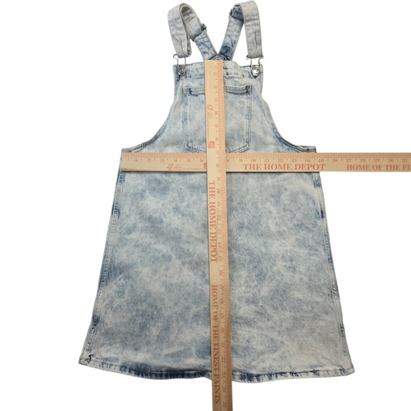 H&M Kids Denim Overall Dress Blue Acid Wash Adjustable Straps Size 12-13Y‎ - Picture 5 of 6